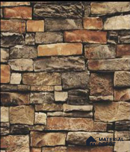 WK16-1623 | 10 Meter x 21 Inches Brick Look Wallpaper - 57.41 Sq. Ft. | Minimum 15% wastage during installation