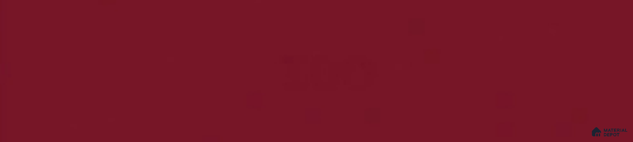 ME1431 Poppy Red 45x2 mm Violets & Reds Series Matte Finish Edgeband - 50 Metre