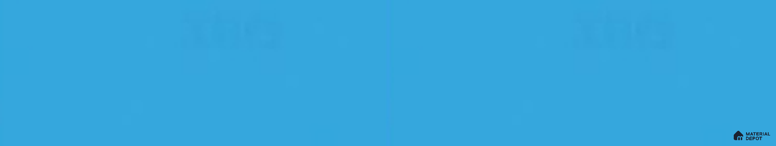 ME1520 Aqua Blue 25x2 mm Greens & Blues Series High Gloss Finish Edgeband - 50 Metre