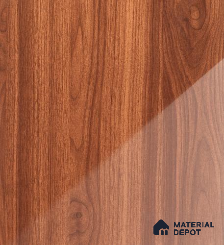 Wooden Look LM 18982 8 ft x 4 ft Glossy Finish Decorative Laminate - 0.8 mm | Suitable for TV Unit, Wardrobe, Kitchen Cabinets