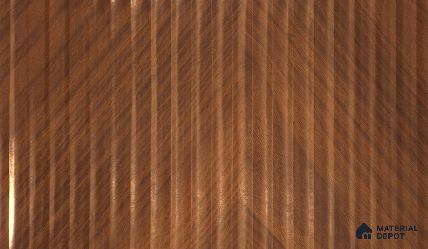 Wooden Fluted LM 18917 8 ft x 4 ft Texture Finish Decorative Laminate - 0.8 mm | Suitable for TV Unit,Wardrobe, Kitchen Cabinets