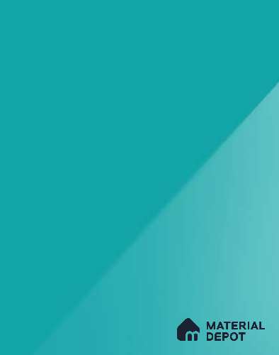 Turquoise Blue Solid Colors Look LM 18894 8 ft x 4 ft Glossy Finish Decorative Laminate - 0.8 mm | Suitable for Living Room, Kitchen, Office
