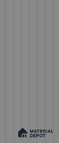 Medium Grey Fluted Solid Color 9333 SPL 8 ft x 4 ft Texture Finish Decorative Laminate - 1 mm | Suitable for TV Unit,Wardrobe, Kitchen Cabinets