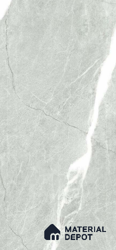 Grey Marble Look 9348 SHG 8 ft x 4 ft High Gloss Finish Decorative Laminate - 1 mm | Suitable for TV Unit, Wardrobe, Kitchen Cabinets