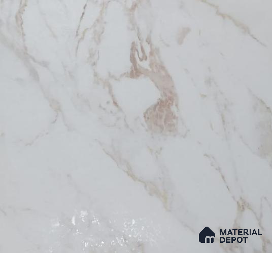 White Marble Look 9350 SHG 8 ft x 4 ft High Gloss Finish Decorative Laminate - 1 mm | Suitable for TV Unit, Wardrobe, Kitchen Cabinets