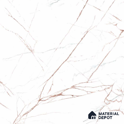 White Marble Look 9351 SPL 8 ft x 4 ft Texture Finish Decorative Laminate - 1 mm | Suitable for TV Unit, Wardrobe, Kitchen Cabinets