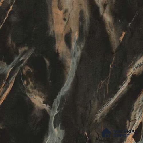 Black Marble Look 9354 SMY 8 ft x 4 ft Texture Finish Decorative Laminate - 1 mm | Suitable for TV Unit, Wardrobe, Kitchen Cabinets