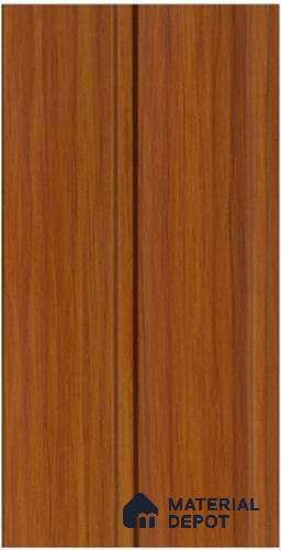 Brown Wooden Louver PN 00187 8 ft x 5 inch Charcoal Panel - 12 mm | Suitable for Feature Wall, TV Unit & Living Room | Width is Subjected to 5% Variation