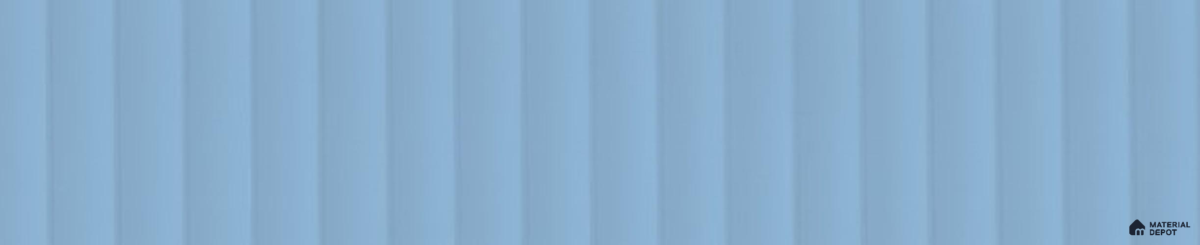 Oriental Blue Fluted Solid Color 9571 ALC 8 ft x 4 ft Texture Finish Decorative Laminate - 1 mm | Suitable for TV Unit,Wardrobe, Kitchen Cabinets