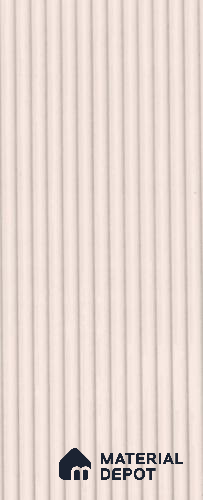 Off White Fluted Solid Color 9582 RMG 8 ft x 4 ft Texture Finish Decorative Laminate - 1 mm | Suitable for TV Unit,Wardrobe, Kitchen Cabinets