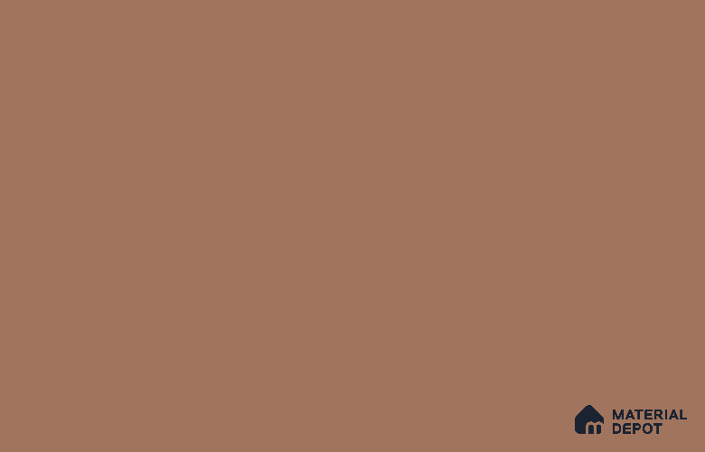 Brown Solid Colors Look 9584 HG 8 ft x 4 ft High Gloss Finish Decorative Laminate - 1 mm | Suitable for Living Room, Kitchen, Office