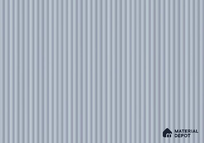 Sky Blue Fluted Solid Color LM 18850 8 ft x 4 ft Texture Finish Decorative Laminate - 0.8 mm | Suitable for TV Unit,Wardrobe, Kitchen Cabinets
