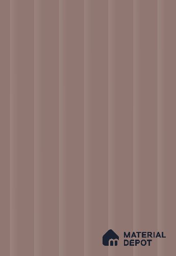 Raisin Brown Fluted Solid Color SGE 10 8 ft x 4 ft Texture Finish Decorative Laminate - 1 mm | Suitable for TV Unit,Wardrobe, Kitchen Cabinets