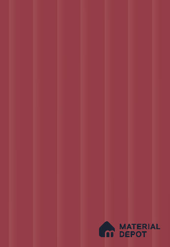 Burgundy Red Fluted Solid Color SGE 6 8 ft x 4 ft Texture Finish Decorative Laminate - 1 mm | Suitable for TV Unit,Wardrobe, Kitchen Cabinets