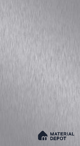 Grey Metallic Look Silver 8 ft x 4 ft Texture Finish Decorative Laminate - 1 mm | Suitable for TV Unit, Wardrobe, Kitchen Cabinets
