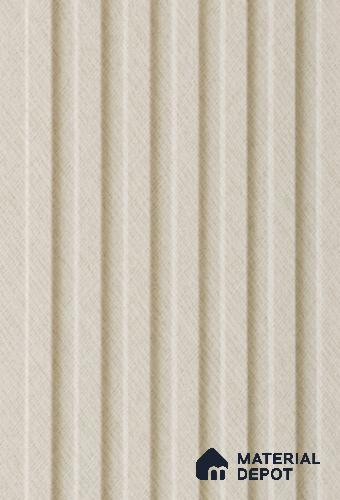 Beige Stone Louver PN 02326 B 9 ft x 6 inch CPC Panel - 8 mm | Suitable for Feature Wall, TV Unit & Living Room | Width is Subjected to 5% Variation