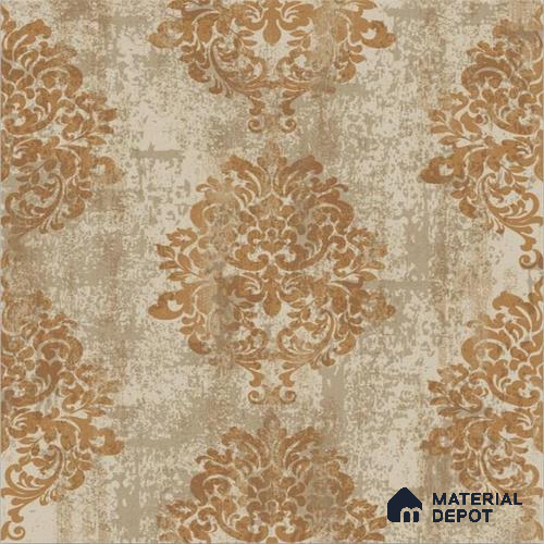 2002 | 10 Meter x 21 Inches Damask Look Wallpaper - 57.41 Sq. Ft. | Minimum 15% wastage during installation
