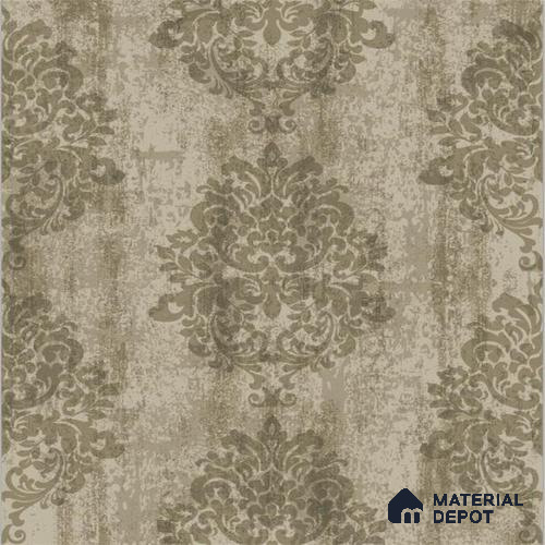 2003 | 10 Meter x 21 Inches Damask Look Wallpaper - 57.41 Sq. Ft. | Minimum 15% wastage during installation