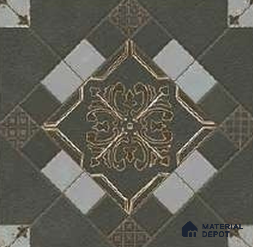 Punch Look Floor Tile TL 07761 P 2509 1.31 ft x 1.31 ft Vitrified Matte Finish Tile - 11 mm | Suitable for Outdoor Parking, Terrace, Balcony | Pattern Alignment May Vary | 2-3 mm Spacer is Mandatory