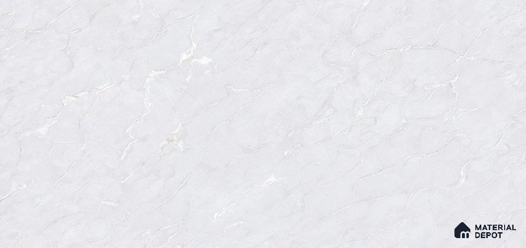 Marble Look Floor & Wall Tile TL 07725 B El Wakefield Silver 4 ft x 2 ft Vitrified Glossy Finish Tile - 9 mm | Random 4 | Suitable for Living Room, Bedroom, Bathroom & Kitchen