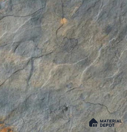 Punch Look Floor Tile TL 07770 2046 D 1.31 ft x 1.31 ft Vitrified Matte Finish Tile - 11 mm | Suitable for Outdoor Parking, Terrace, Balcony | Pattern Alignment May Vary | 2-3 mm Spacer is Mandatory