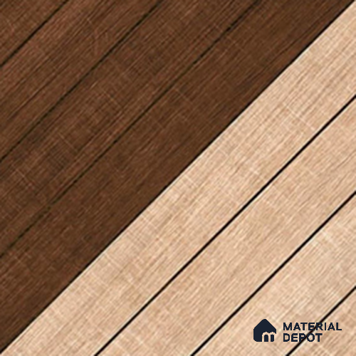 Wood Look Floor Tile TL 07765 1098 1.31 ft x 1.31 ft Vitrified Matte Finish Tile - 11 mm | Suitable for Outdoor Parking, Terrace, Balcony | Pattern Alignment May Vary | 2-3 mm Spacer is Mandatory