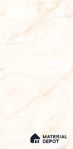 Marble Look Floor & Wall Tile TL 07807 Ice Onyx 4 ft x 2 ft Vitrified Glossy Finish Tile - 9 mm | Random 4 | Suitable for Living Room, Bedroom, Bathroom & Kitchen