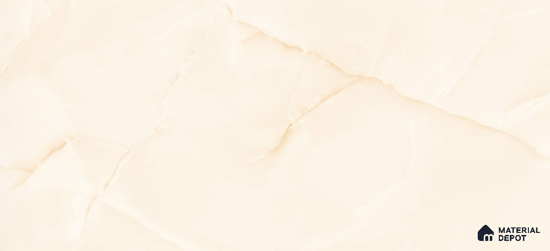 Marble Look Floor & Wall Tile TL 07719 El Hewen Crema 4 ft x 2 ft Vitrified Glossy Finish Tile - 9 mm |  Random 4 | Suitable for Living Room, Bedroom, Bathroom & Kitchen