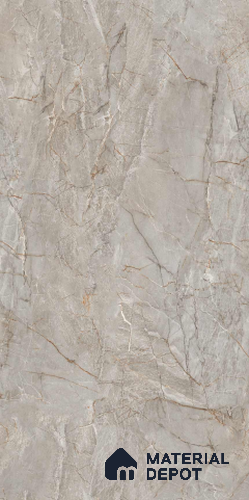 Stone Look Floor & Wall Tile TL 07811 B Tracy Grey 4 ft x 2 ft Vitrified Glossy Finish Tile - 9 mm | Random 3 | Suitable for Living Room, Bedroom, Bathroom & Kitchen