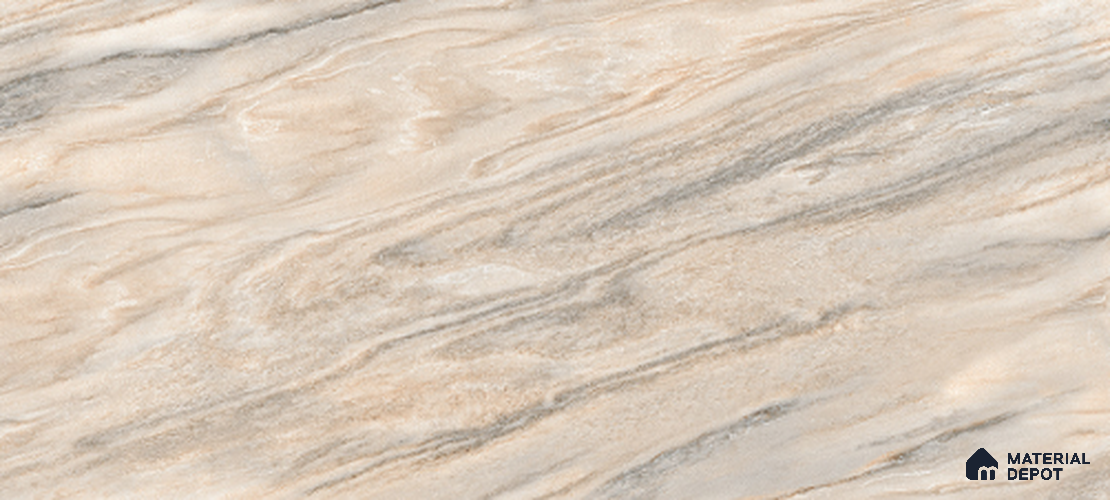Marble Look Floor & Wall Tile TL 07724 B El Rowan Multy 4 ft x 2 ft Vitrified Glossy Finish Tile - 9 mm |  Random 3 | Suitable for Living Room, Bedroom, Bathroom & Kitchen