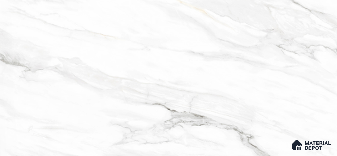 Marble Look Floor & Wall Tile TL 07721 El Pendora Natural 4 ft x 2 ft Vitrified Glossy Finish Tile - 9 mm | Random 4 | Suitable for Living Room, Bedroom, Bathroom & Kitchen