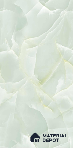 Marble Look Floor & Wall Tile TL 07818 B Tess Green 4 ft x 2 ft Vitrified Glossy Finish Tile - 9 mm |  Random 3 | Suitable for Living Room, Bedroom, Bathroom & Kitchen