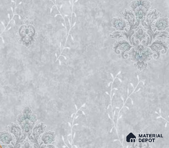 210327 | 10 Meter x 21 Inches Damask Look Wallpaper - 57.41 Sq. Ft. | Minimum 15% wastage during installation