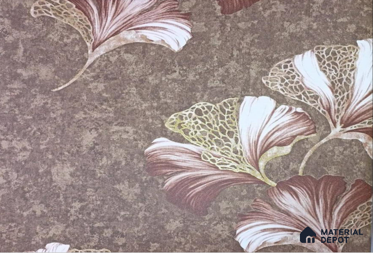 Arte Muraux AMFL22601 10 Meter x 21 Inches Arte Muraux Florals Wallpaper - 57.41 Sq. Ft. Image 01