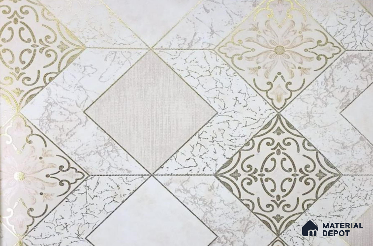 AMFL22613 | 10 Meter x 21 Inches Geometric Look Wallpaper - 57.41 Sq. Ft. | Minimum 15% wastage during installation