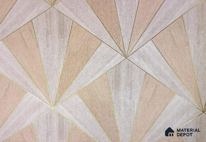 AMFL22625 | 10 Meter x 21 Inches Geometric Look Wallpaper - 57.41 Sq. Ft. | Minimum 15% wastage during installation