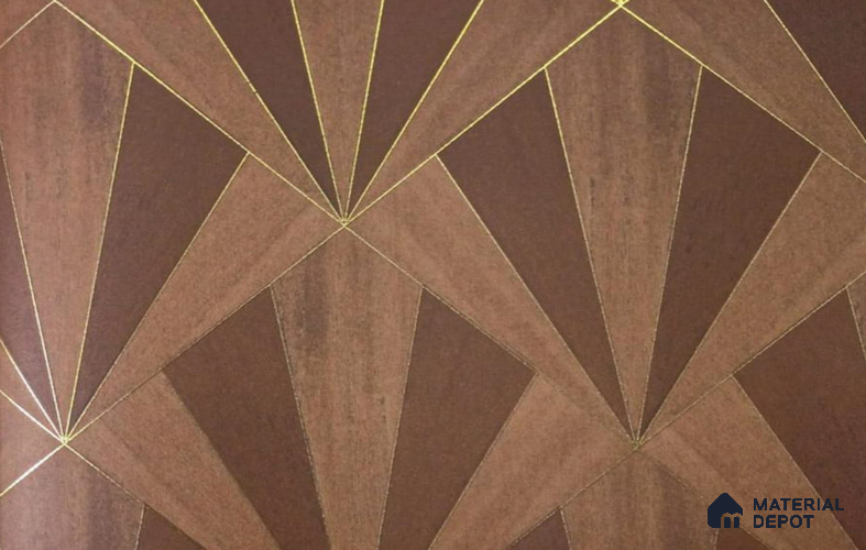 AMFL22627 | 10 Meter x 21 Inches Geometric Look Wallpaper - 57.41 Sq. Ft. | Minimum 15% wastage during installation