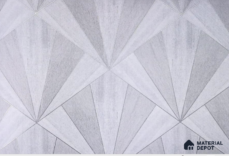 AMFL22628 | 10 Meter x 21 Inches Geometric Look Wallpaper - 57.41 Sq. Ft. | Minimum 15% wastage during installation