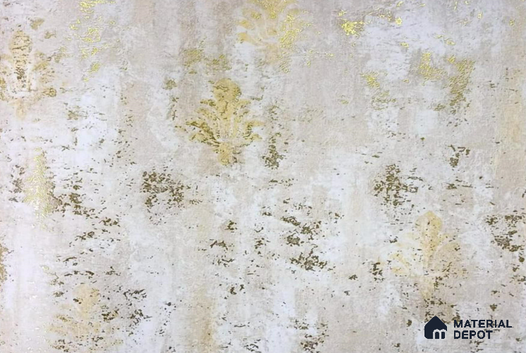AMFL22636 | 10 Meter x 21 Inches Damask Look Wallpaper - 57.41 Sq. Ft. | Minimum 15% wastage during installation