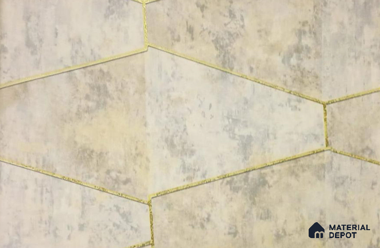 AMFL22640 | 10 Meter x 21 Inches Geometric Look Wallpaper - 57.41 Sq. Ft. | Minimum 15% wastage during installation