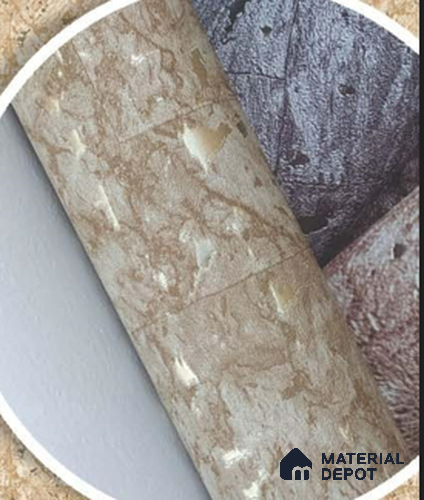 228141 | 10 Meter x 21 Inches Texture Look Wallpaper - 57.41 Sq. Ft. | Minimum 15% wastage during installation