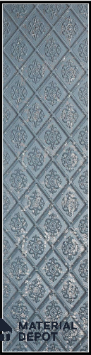Black Embossed Look Decorative Wall Panel PN 03123 8 ft x 2 ft - 1.5 mm | Suitable for Feature Wall, TV Unit & Living Room | Width is Subjected to 5% Variation