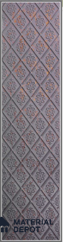 Grey Embossed Look Decorative Wall Panel PN 03126 8 ft x 2 ft - 1.5 mm | Suitable for Feature Wall, TV Unit & Living Room | Width is Subjected to 5% Variation