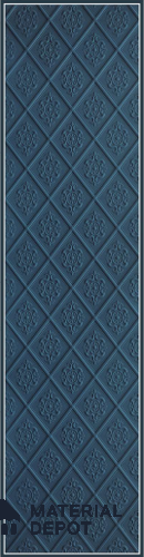 Blue Embossed Look Decorative Wall Panel PN 03129 8 ft x 2 ft - 1.5 mm | Suitable for Feature Wall, TV Unit & Living Room | Width is Subjected to 5% Variation