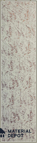 White Embossed Look Decorative Wall Panel PN 03139 8 ft x 2 ft - 1.5 mm | Suitable for Feature Wall, TV Unit & Living Room | Width is Subjected to 5% Variation