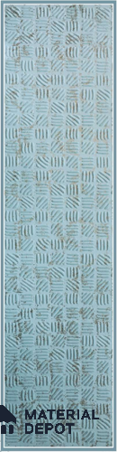 Blue Embossed Look Decorative Wall Panel PN 03145 8 ft x 2 ft - 1.5 mm | Suitable for Feature Wall, TV Unit & Living Room | Width is Subjected to 5% Variation