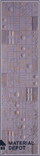 Purple Embossed Look Decorative Wall Panel PN 03161 8 ft x 2 ft - 1.5 mm | Suitable for Feature Wall, TV Unit & Living Room | Width is Subjected to 5% Variation