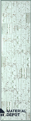 Green Embossed Look Decorative Wall Panel PN 03164 8 ft x 2 ft - 1.5 mm | Suitable for Feature Wall, TV Unit & Living Room | Width is Subjected to 5% Variation