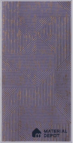 Purple Embossed Look Decorative Wall Panel PN 03166 8 ft x 4 ft - 1.5 mm | Suitable for Feature Wall, TV Unit & Living Room | Width is Subjected to 5% Variation