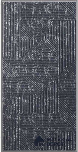 Black Embossed Look Decorative Wall Panel PN 03167 8 ft x 4 ft - 1.5 mm | Suitable for Feature Wall, TV Unit & Living Room | Width is Subjected to 5% Variation